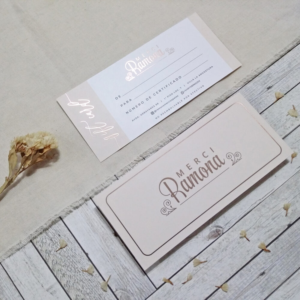 Tarjetas Personales hotstamping Doble Faz x100 - Imagen 12