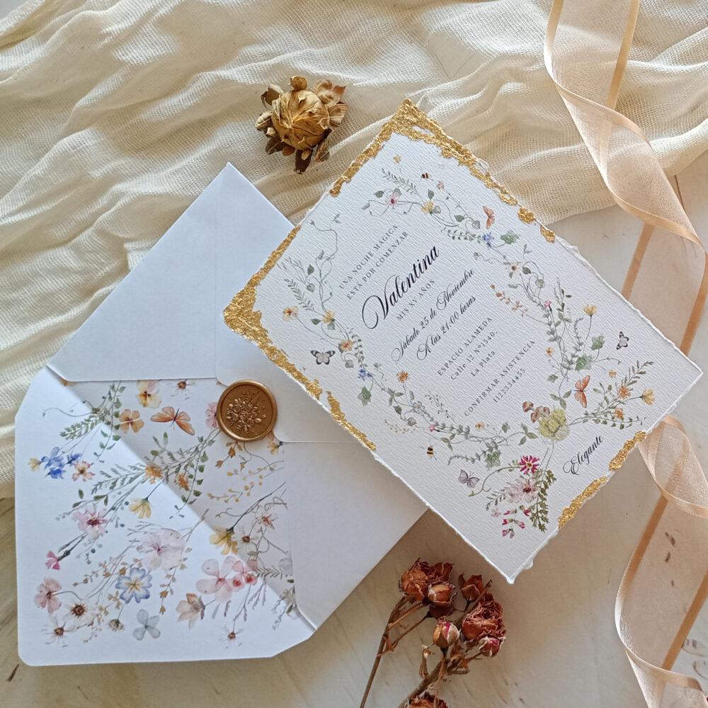 Deckled Edge Corona de Flores