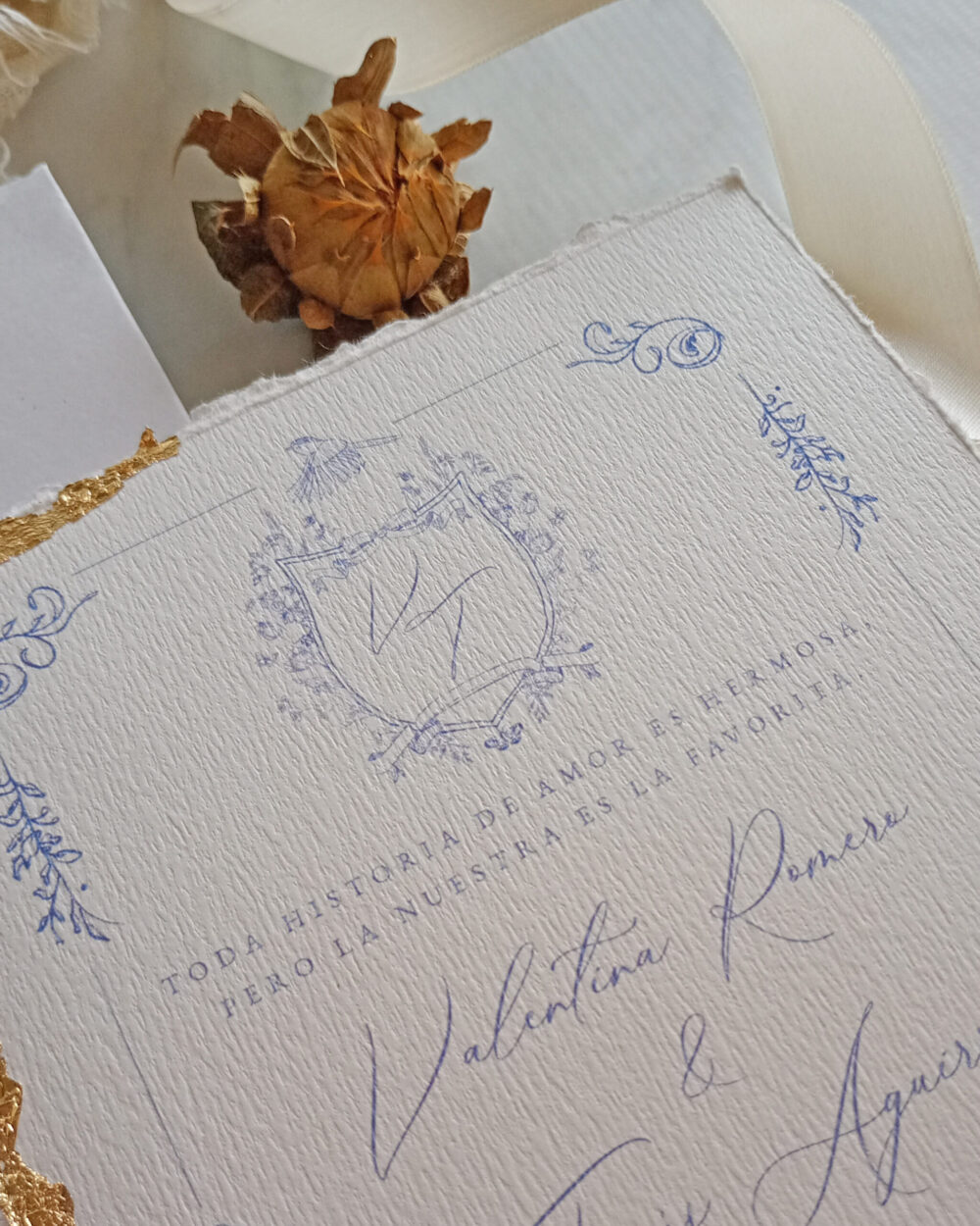 Deckled Edge Blue Victoria - Imagen 5