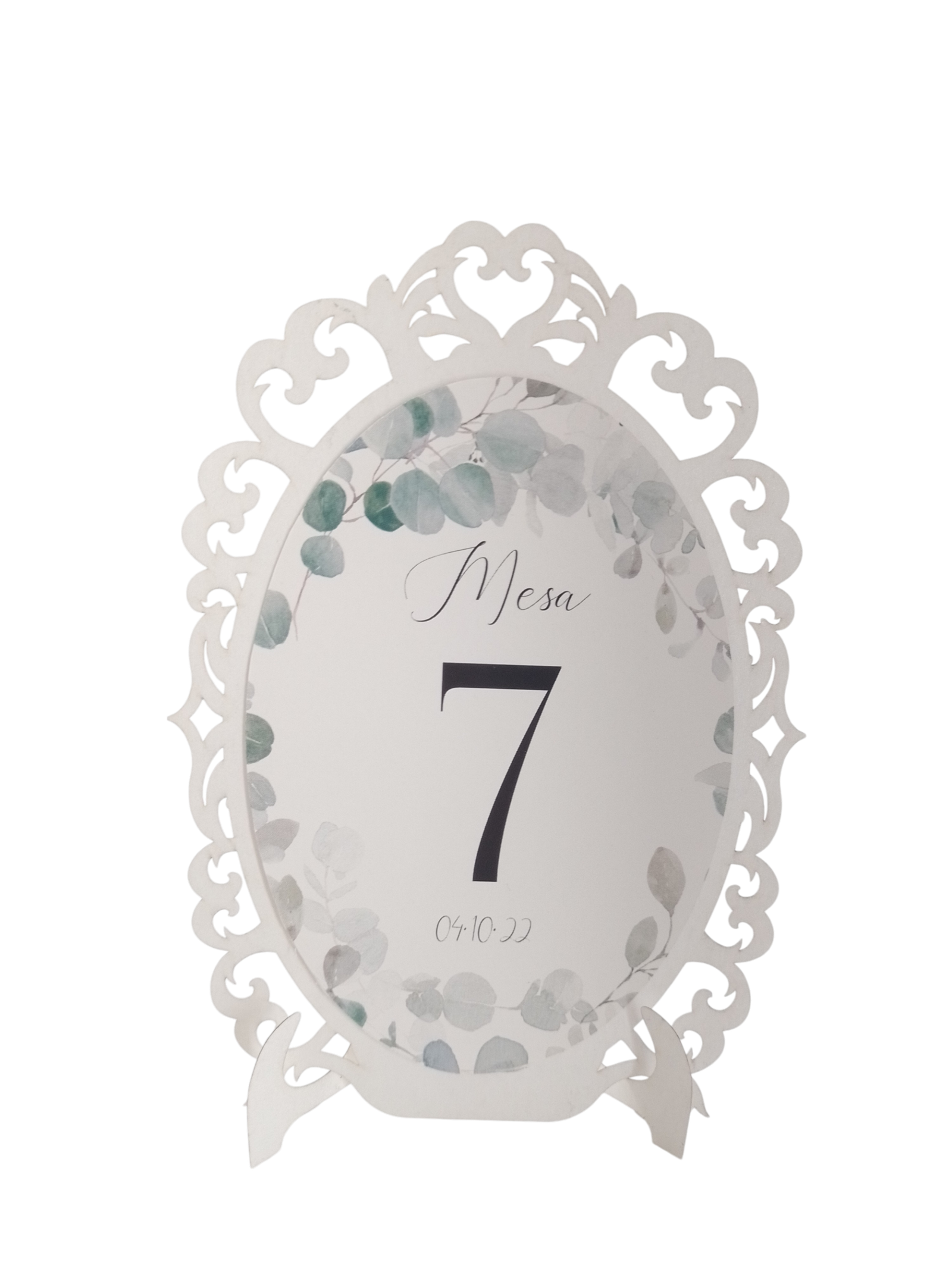 Numero de Mesa Eucaliptos - Imagen 2